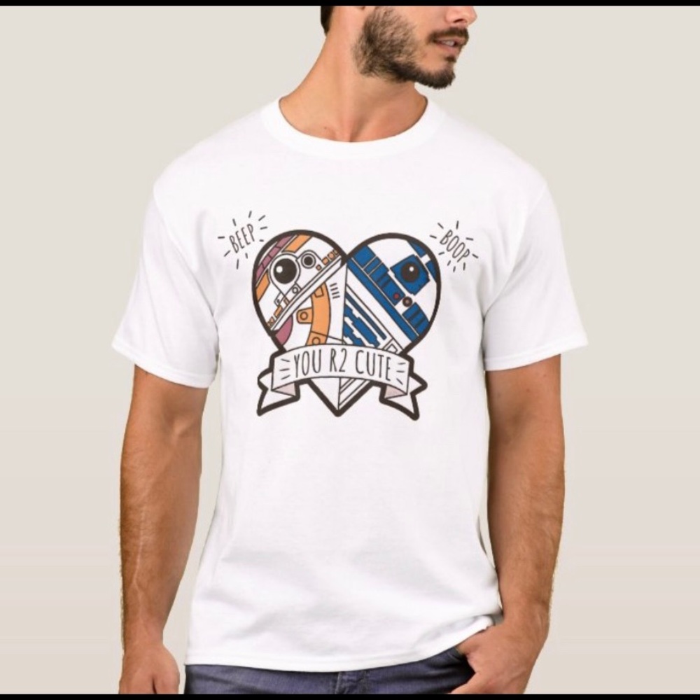 You R2 Cute Men’s t-shirt(Custom Made)